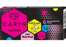 Carin Normal tampony dla kobiet, 16 sztuk