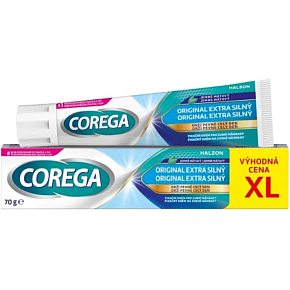 Corega Original extra silny krem do protez XL, 70 g