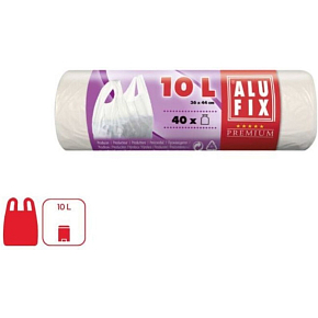 Alufix Worki na śmieci z uchami 10 l (40 ks) Alufix Worki na śmieci z uchami 10 l (40 ks)