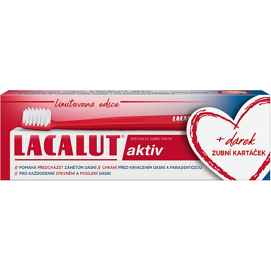Lacalut Aktiv pasta do zębów + szczoteczka do zębów, 75 ml