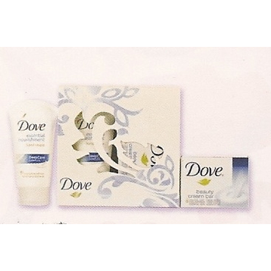 Dove Original krémová tableta 100 g + vyživující krém na ruce 75 ml, kosmetická sada