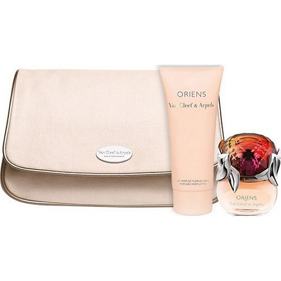 Van Cleef & Arpels Oriens parfémovaná voda pro ženy 50 ml + tělové mléko 100 ml + taštička, dárková sada