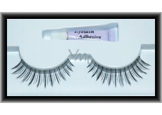 EyelaShes Sztuczne rzęsy z klejem 503 czarne 1 para