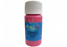 Art e Miss Uniwersalna farba akrylowa błyszcząca 51 Różowa 40 g