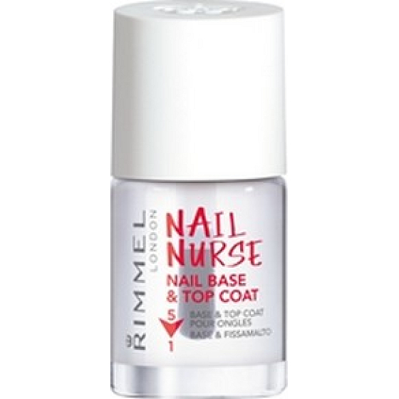 Rimmel London Nail Nurse Nail Base & Top Coat 5w1 lak do paznokci 12 ml