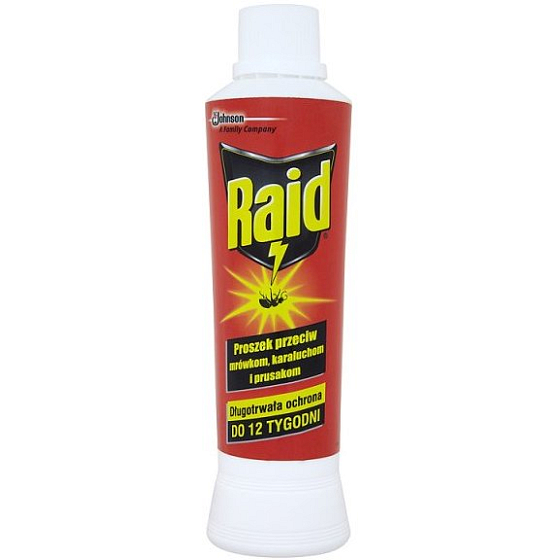 Raid Prášek na hubení mravenců a švábů 250 g