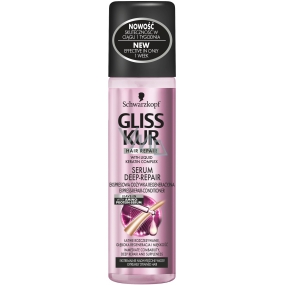 Gliss Kur Serum Deep Repair regenerační expres balzám pro extrémně namáhané vlasy 200 ml sprej