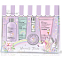 Baylis & Harding Jednorožec krystalky do koupele 70 g + sprchový krém 60 ml + mycí gel 50 ml + krém na ruce 30 ml + balzám na rty 5 g, kosmetická sada