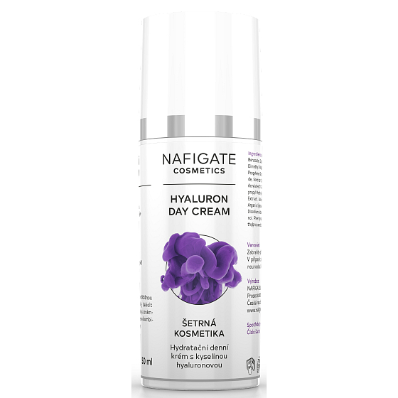 Nafigate Cosmetics Hyaluron hydratační denní krém s kyselinou hyaluronovou, vypíná jemné i hluboké vrásky 50 ml