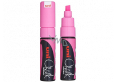 Uni Mitsubishi Chalk Marker Różowy marker fluo-różowy 8 mm, PWE-8K