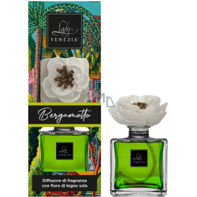 Lady Venezia Naif Bergamotto - Dyfuzor aromatu bergamotki z kwiatem do stopniowego uwalniania zapachu 100 ml