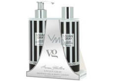 Vivian Gray Lemon & Green Tea luksusowe mleczko do ciała 250 ml + luksusowy żel pod prysznic 250 ml, zestaw kosmetyczny