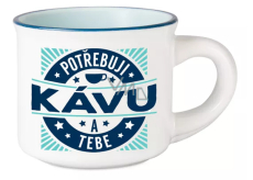 Albi Espresso kubek - Potrzebuję kawy i ciebie 45 ml