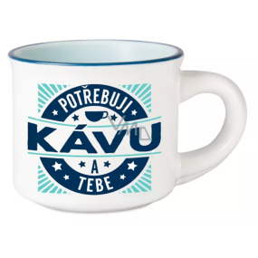 Albi Espresso kubek - Potrzebuję kawy i ciebie 45 ml