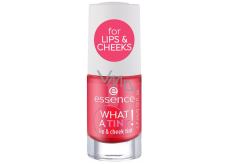 Essence What a tint! barva na rty a tváře 02 Coral Sunset 4,9 ml