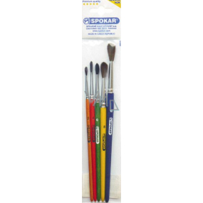 Spokar 7102 sada školních štětců, č. 2, 4, 6, 8, 10 Spokar 7102 sada školních štětců, č. 2, 4, 6, 8, 10