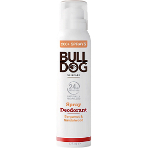 Bulldog Bergamot & Sandalwood dezodorant w sprayu dla mężczyzn 125 ml