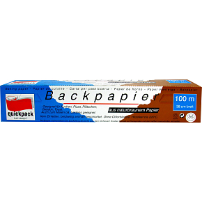 Quickpack papier do pieczenia, szerokość 38 cm, długość 100 m