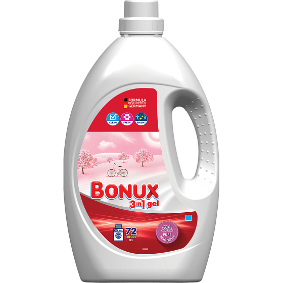 Bonux Color Pure Magnolia żel do prania, 72 prań, 3,6 l