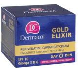 Dermacol Gold Elixir SPF10 Odmładzający kaviarowy krem na dzień 50 ml