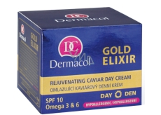 Dermacol Gold Elixir SPF10 Odmładzający kaviarowy krem na dzień 50 ml
