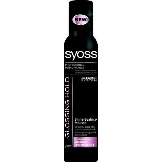 Syoss Glossing Hold extra silná fixace pěnové tužidlo 250 ml