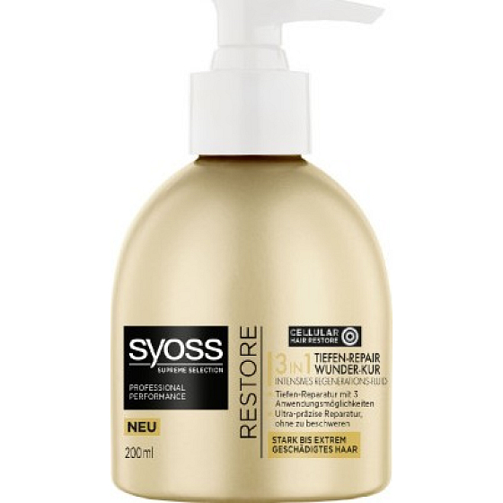 Syoss Supreme Selection Restore hloubková intenzivní regenerace kúra na vlasy 200 ml