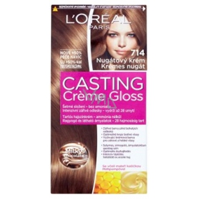 Loreal Paris Casting Creme Gloss barva na vlasy 714 nugátový krém Loreal Paris Casting Creme Gloss barva na vlasy 714 nugátový krém