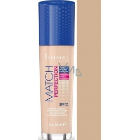 Rimmel London Match Perfection Foundation SPF20 podkład 100 Ivory 30 ml