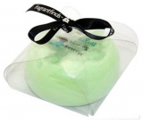 Fragrant Appleliscious Glycerinowe mydło masażne z gąbką napełnioną zapachem DKNY Green Apples w kolorze jasnej zieleni 200 g