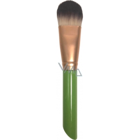 Kosmetický štětec na make-up různé barvy rukojetí 15,5 cm
