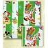 Nekupto Dárkový balicí papír 70 x 150 cm Vánoční Zelený pruh, Mickey Mouse