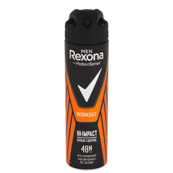 Rexona Men WorkOut Hi-Impact antiperspirant deodorant sprej pro muže 150 ml
