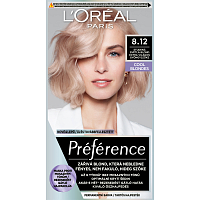 L'oreal Paris Préférence Cool Blondes farba do włosów, Alaska, zimny jasny blond 8.12