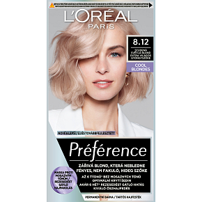 L'oreal Paris Préférence Cool Blondes farba do włosów, Alaska, zimny jasny blond 8.12 L'oreal Paris Préférence Cool Blondes farba do włosów, Alaska, zimny jasny blond 8.12