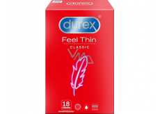 Durex Feel Thin Classic kondom, nominalna szerokość 56 mm 18 sztuk