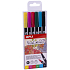 Apli Brush Marker szczotkowy marker z dwoma końcówkami 6 szt., zestaw