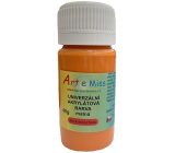 Art e Miss Uniwersalna farba akrylowa matowa 63 Pomarańczowa 40 g