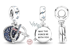 Zawieszka ze srebra próby 925 Marvel Star Wars Lightsaber 2w1, charms do bransoletki