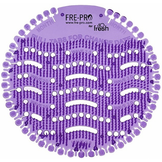 Fre Pro Wave 2.0 Levandule vonné sítko do pisoáru fialové 19 × 20,3 × 1,9 cm 54 g 2 kusy, duopack