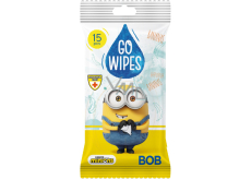 Go Wipes nawilżane chusteczki dla dzieci z motywem Minionków, 15 sztuk