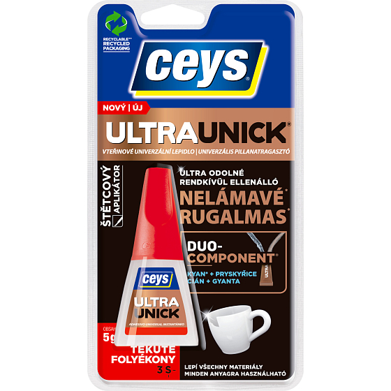Ceys Ultraunick Liq klej błyskawiczny z pędzelkiem 5 g