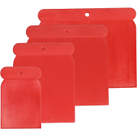 Spokar zestaw szpachel do masy, plastik, 5 - 7,5 - 10 - 12 cm, 4 sztuki