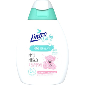 Linteo Baby myjące mleczko i szampon z nagietkiem lekarskim, 250 ml