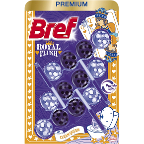 Bref WC Clean Queen, kulki WC, 3 × 50 g