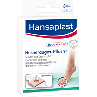 Hansaplast plastry na modzele, 8 sztuk