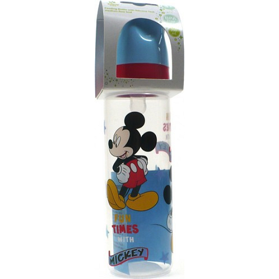 Disney Mickey Mouse Baby kojenecká láhev 3+ 250 ml