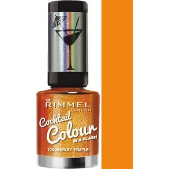 Rimmel London Cocktail Colour lak na nehty 120 Shirley Temple 8 ml
