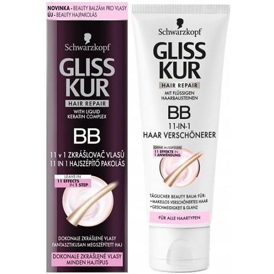 Gliss Kur BB Zkrášlovač vlasů 11 v 1 50 ml