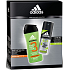 Adidas Cool & Dry 48h 6v1 antiperspirant deodorant sprej pro muže 150 ml + Active Start 3v1 sprchový gel na tělo, vlasy a tvář pro muže 250 ml, kosmetická sada